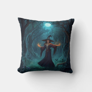 Cojin de decoración diseño bruja