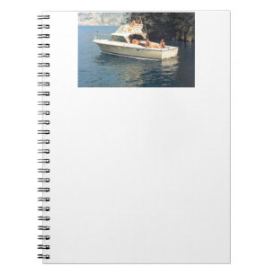 Cojín de escritura del cuaderno de los barcos de