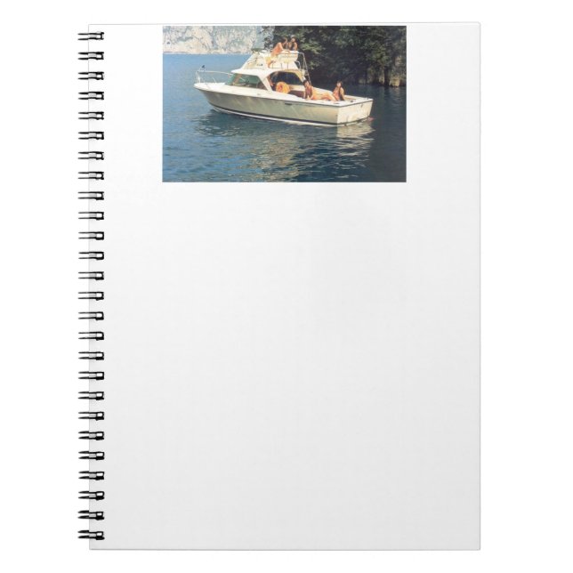 Cojín de escritura del cuaderno de los barcos de (Frente)