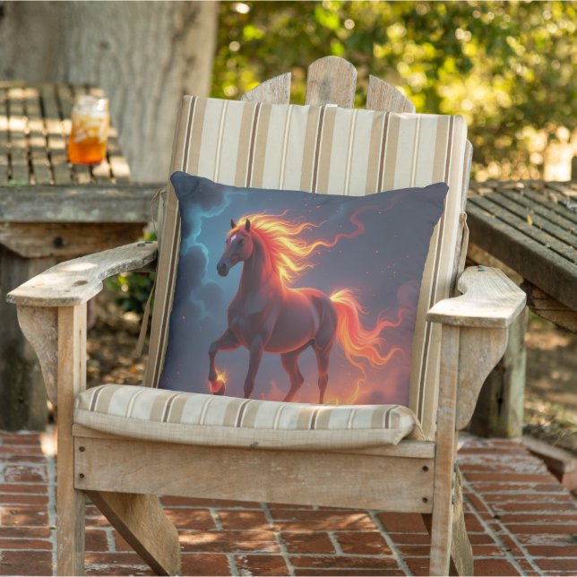 Cojín De Exterior „2026 – Das Jahr des Feuerpferds“ (Silla)