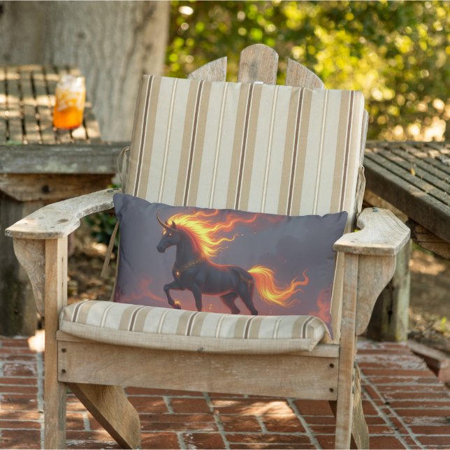 Cojín De Exterior „2026 – Das Jahr des Feuerpferds“ (Silla)