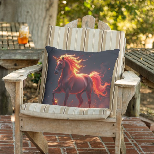 Cojín De Exterior „2026 – Das Jahr des Feuerpferds“ (Silla)