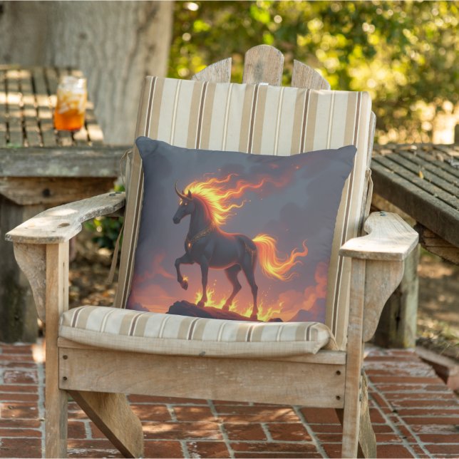 Cojín De Exterior „2026 – Das Jahr des Feuerpferds“ (Silla)