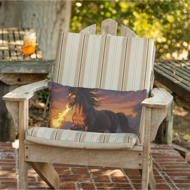 Cojín De Exterior „2026 – Das Jahr des Feuerpferds“ (Silla)