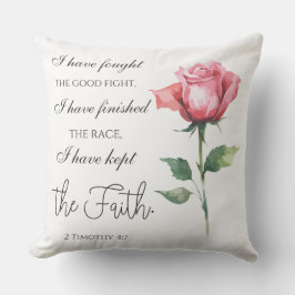 Cojín De Exterior 2 Timothy 4:7 - He luchado bien