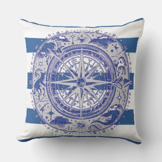 Cojín De Exterior Abrújula náutica