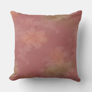 Cojín De Exterior Acuarela naranja Daisy Pillow