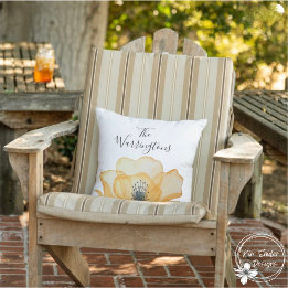 Cojín De Exterior Acuarela personalizada