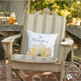 Cojín De Exterior Acuarela personalizada