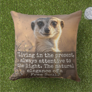 Cojín De Exterior Adventurous Meerkat Living