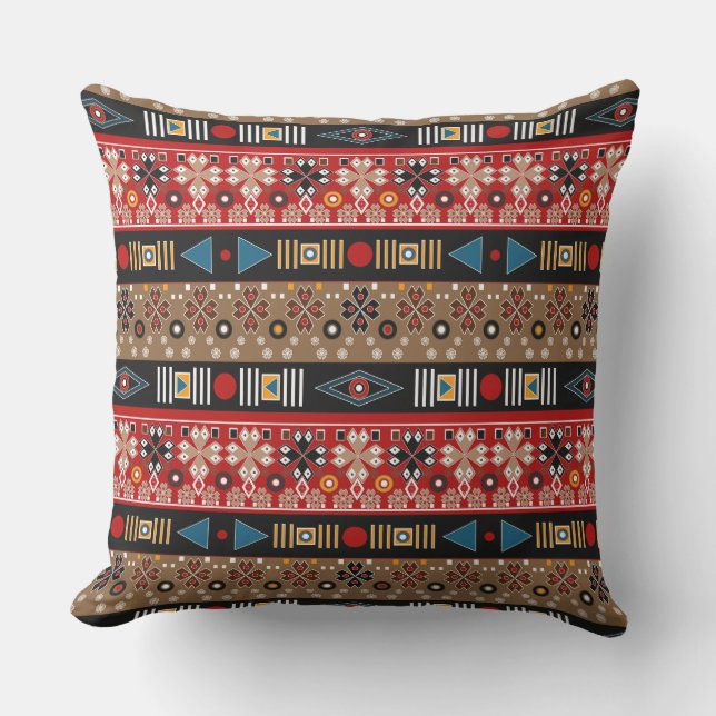 Cojín De Exterior African patterns, oriental pattern throw pillow (Anverso)