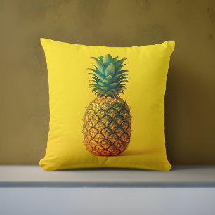 Cojín De Exterior Almohadón Exterior Amarillo Piña Moderno   Tropica