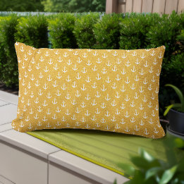 Cojín De Exterior Almohadones lumbares exteriores amarillos - Oro y