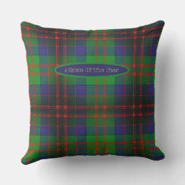 Cojín De Exterior Amarillo azul Tartán Superstar