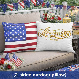 Cojín De Exterior  America 250 Anniversary Patriotic Outdoor 