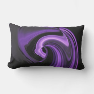 Cojín De Exterior Amethyst Purple Abstract Heart Outdoor Pillow