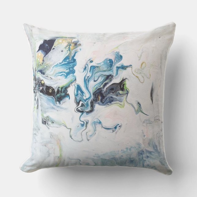 Cojín De Exterior Amo el océano (Anverso)