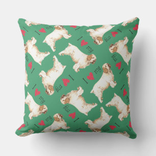 Cojín De Exterior Amo mi Clumber Spaniel