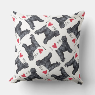 Cojín De Exterior Amo mi Terrible Ruso Negro