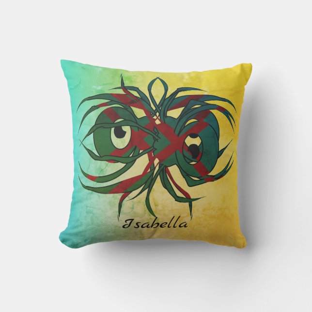 Cojín De Exterior Arácnido de la desesperación (Anverso)