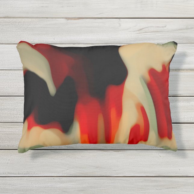 Cojín De Exterior Arte abstracto (Anverso)