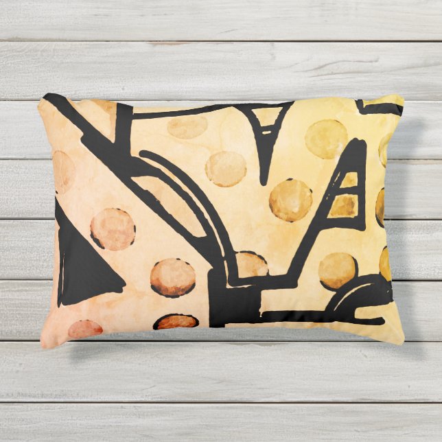 Cojín De Exterior Arte abstracto ruso (Anverso)