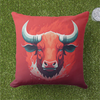 COJÍN DE EXTERIOR ARTE BULL, IMAGEN BULL