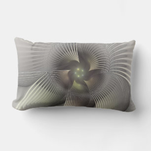 Cojín De Exterior Arte fractal de forma 3D abstracta moderna