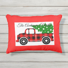 Cojín De Exterior Atrackt Trendy minimalista camioneta roja