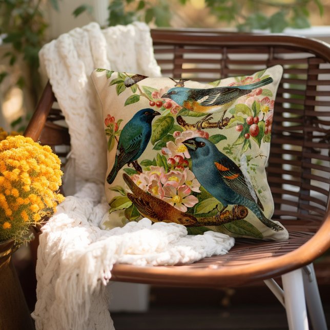 Cojín De Exterior Aves de Norteamérica | Gustav Mü tzel (Subido por el creador)