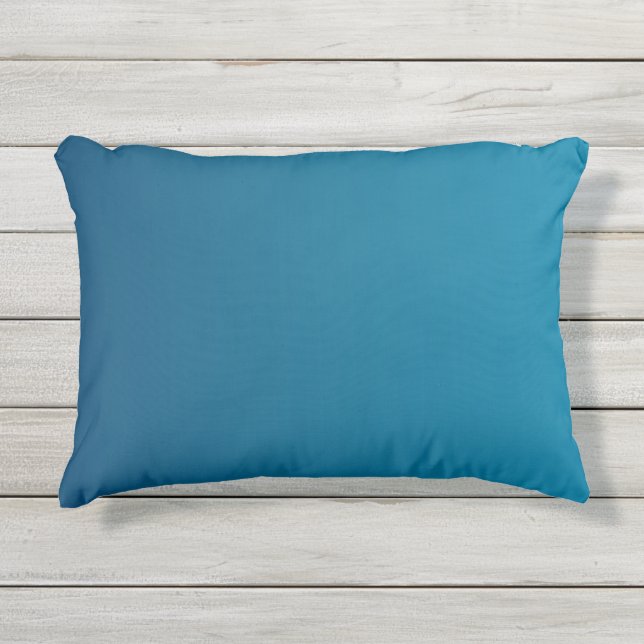 Cojín De Exterior Azul de la isla de moda (Anverso)