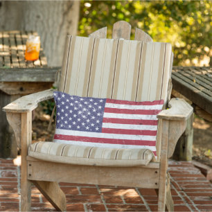Cojín De Exterior Bandera de los Estados Unidos Patriótica Norteamer