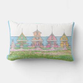 Cojín De Exterior Beach Cottages Peachy Lumbar Pillow