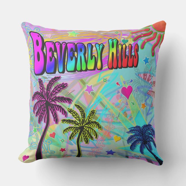 Cojín De Exterior Beverly Hills Vivid Romance Pillow (Anverso)