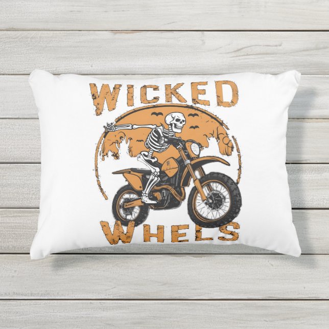 Cojín De Exterior Bicicletas y ruta fantasma (Anverso)