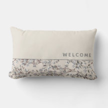 Bienvenida | Linen Beige y Floral Gris