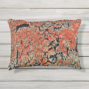 Cojín De Exterior Blanco Rojo Amarillo Blanco Grito de la Tierra