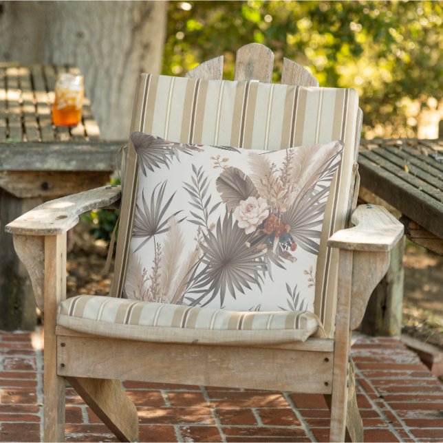 Cojín De Exterior Boho Botánico (Silla)