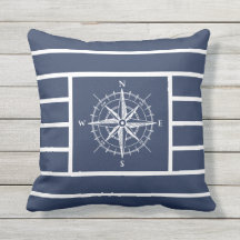 Brújula Náutica Rayas Azul Marina