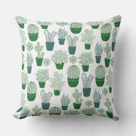 Cojín De Exterior Cactus desierto cactus Planta moderna Patrón