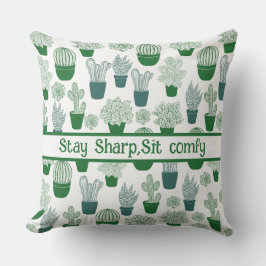 Cojín De Exterior Cactus desierto cactus Planta moderna Patrón