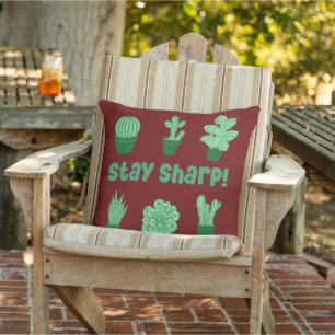 Cojín De Exterior Cactus desierto cactus Planta moderna Patrón