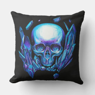 Cojín De Exterior camaleón azul calavera