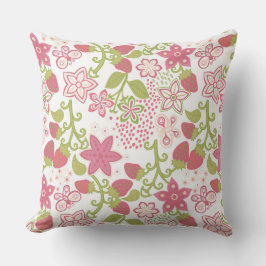 Cojín De Exterior Campos de fresa Pillow al aire libre