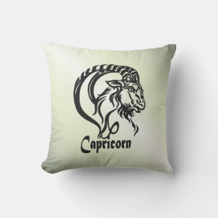 Cojín De Exterior Capricornio del mar Cabra Zodiac Verde