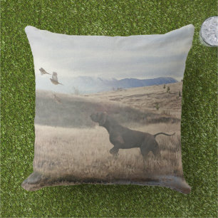 Cojín De Exterior Cárcel de caza de punteros de acorralado alemán, a