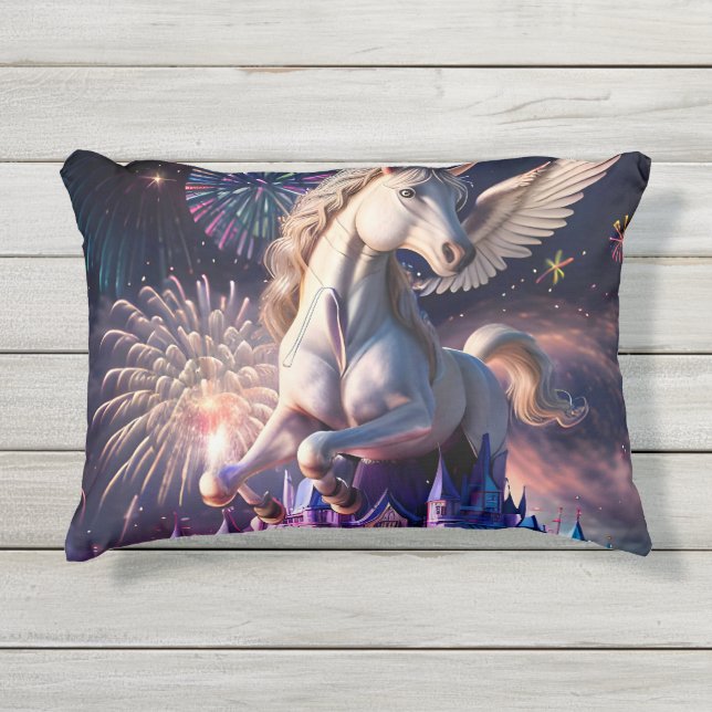 Cojín De Exterior Castillo de Pegasus uno (Anverso)