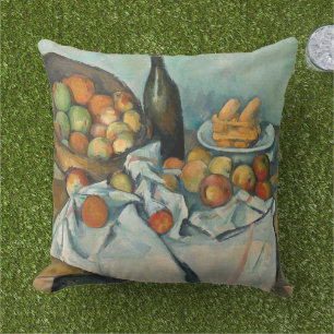 Cojín De Exterior Cesta de manzanas de Paul Cezanne Vida muerta vint