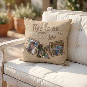 Cojín De Exterior Cita personalizada divertida de esta familia