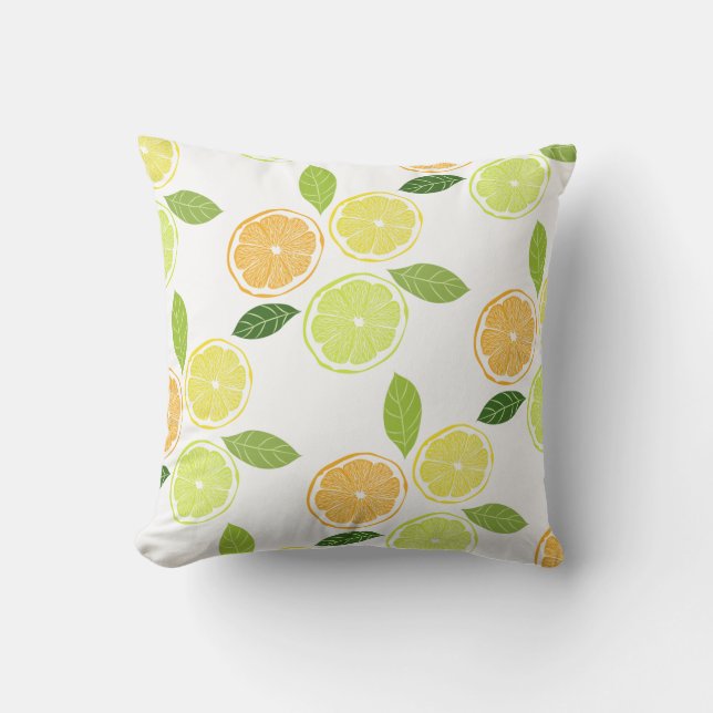 Cojín De Exterior Citrus Slices Pillow (Anverso)